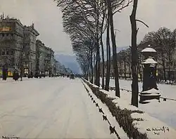 A Snowy Boulevard (1909)