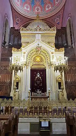 The Torah ark