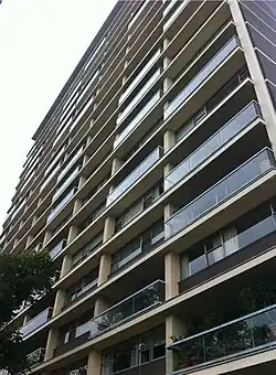 2015 award, Domain Park Flats, built 1962