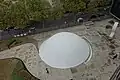 Aerial view of the dome