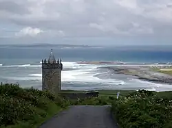 Doonagore Castle and the Aran Islands