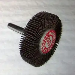 Flapwheel for cleaning, polishing, grinding, and deburring