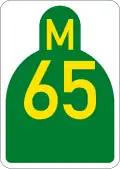Metropolitan route M65 shield