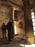 Interior view of the Temple of Dush