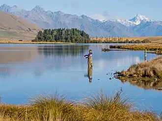 Fishing at Lake Camp