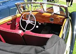 EMW 327 cabriolet interior