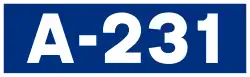 Autovía A-231.svg