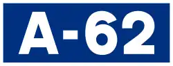 Autovía A-62.svg