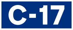 Autovía C-17 shield}}