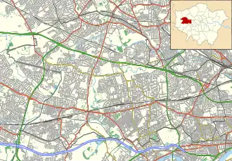 Duke of Kent is located in London Borough of Ealing