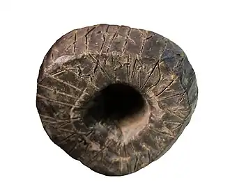 Saltfleetby spindle-whorl (10th–12th centuries), Lincolnshire, England