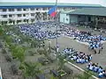 Students during a 2008 earthquake drill