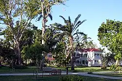 Edison's winter home – view from the road