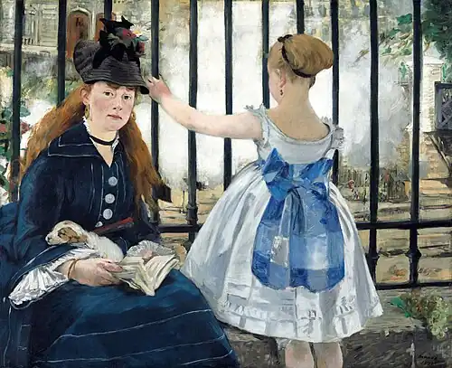 The Railway by Édouard Manet (1873) National Gallery of Art, Washington, D.C.