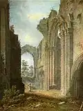 Painting of the abbey by Edward Dayes