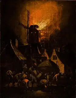Image 2Egbert Lievensz van der Poel, Windmill Fire (17th century), National Museum in Kraków (from Windmill)