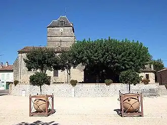 The church in Fauillet