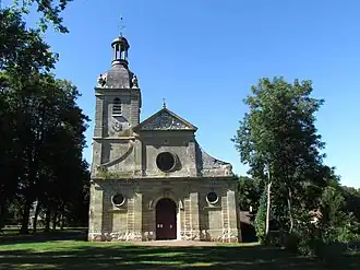 The church in Essertaux