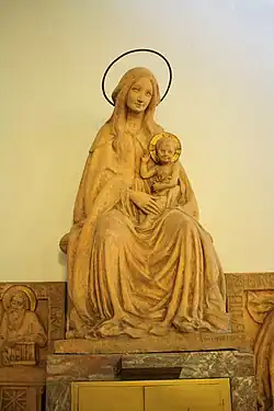 Maria with Christ child and grape