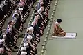 Ayatollah Seyyed Ali Khamenei worshipping at the mosque during Eid al-Fitr in 2025