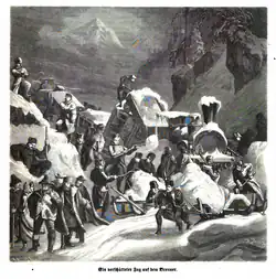 Brenner Pass Railway (1867), maximum elevation: 1,371 m