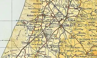 Sarafand el Kharab 1945 1:250,000