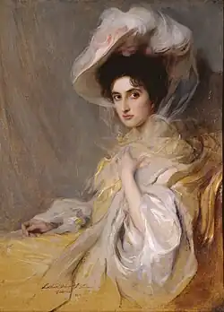 Portrait of his wife, Élaine, by Philip de László, 1905