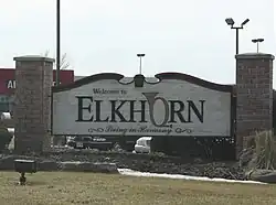 Welcome sign