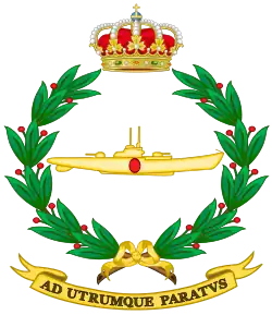 Emblem of the Spanish Navy Submarine Units (FLOSUB)