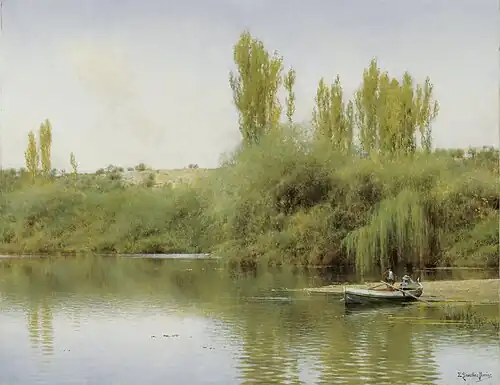 Bank of the Guadaira with Boat, c. 1890