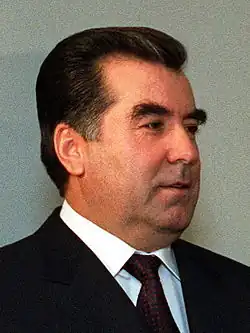 Emomali Rahmon President of Tajikistan (host)