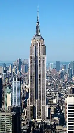 The Empire State Building was the tallest from 1931 to 1971. It was the first skyscraper to have over 100 floors.
