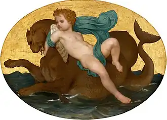 Enfant sur un griffon, 1857. Private collection.