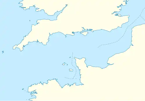 English Channel illegal migrant crossings (2018–present) is located in English Channel