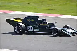 Rikky von Opel's Ensign N173 driven at Silverstone Classic 2012