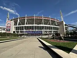 Entrance to Great American Ball Park in August 2025