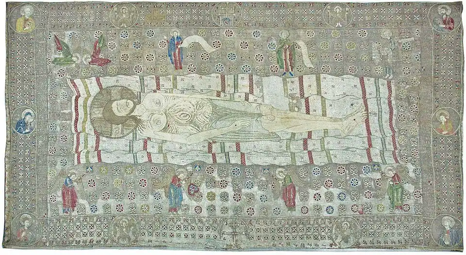 Epitaph of Gllavenica commissioned by Gjergj Arianiti, 1373