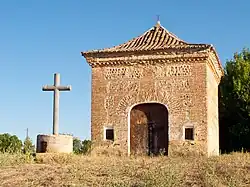 Hermitage of the Solitude in Fuente el Saz de Jarama, Spain.