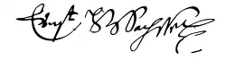 Ernest I's signature