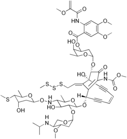 Structural formula of esperamicin A1