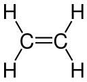 Ethylene carbon–carbon double bond
