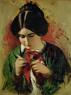 The Crochet Worker by William Etty
