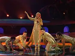 Sertab Erener in the opening of the 2004 contest.