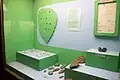 Exhibit of Stone Age artefacts