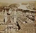 View from the Prague Cathedral in 1867