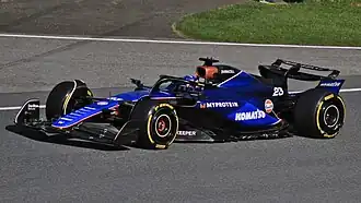 Alex Albon driving the Williams FW46 at the 2024 Austrian Grand Prix.