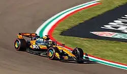 Piastri driving the McLaren MCL38 at the 2024 Dutch Grand Prix