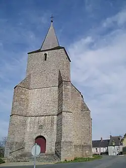 The church of Saint-Georges, in Azerables