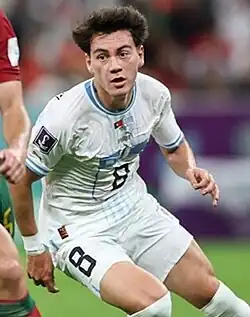 Facundo Pellistri made 25 appearances for Manchester United.