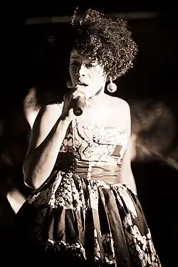 Fantine, a singer and songwriter.